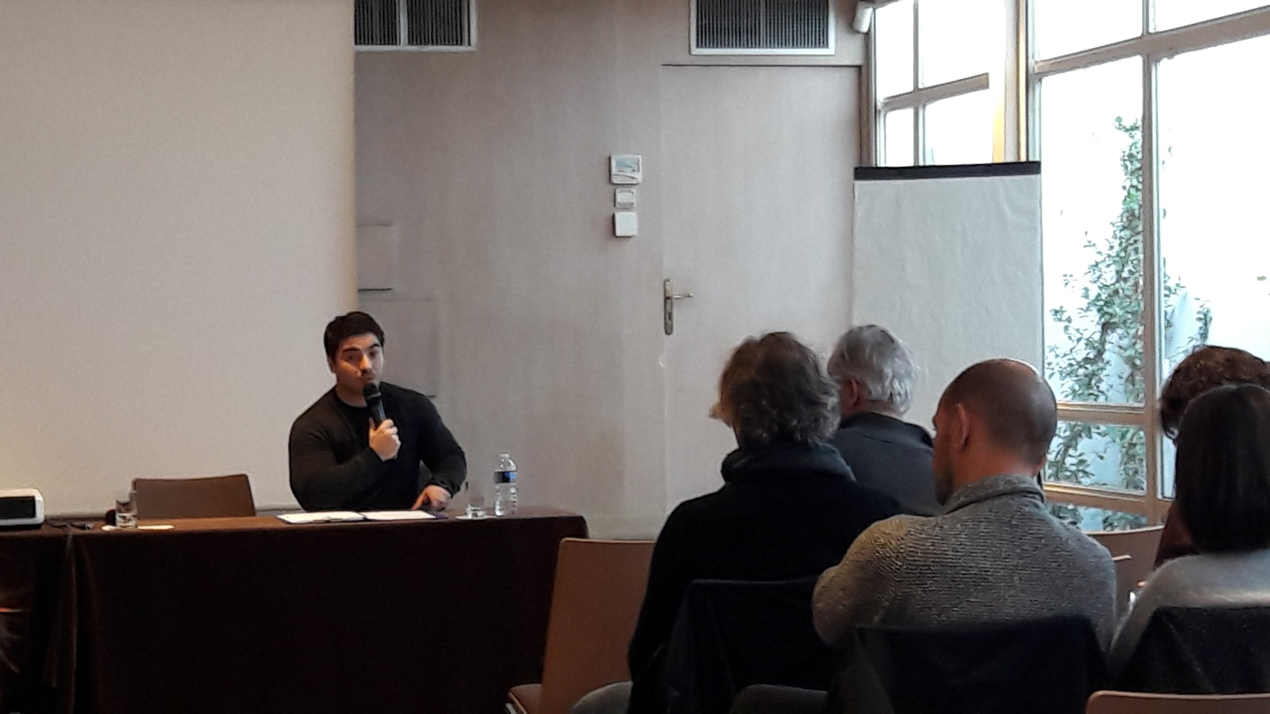 Jérôme Cuadrado lors de sa conférence à Lyon en 2017